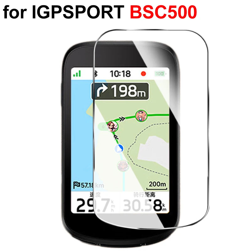 For iGPSPORT BiNavi BSC500 BSC200 BSC300 BSC100 GPS Tempered Glass for BSC500 BSC300 T Screen Protector Cover Protective Film
