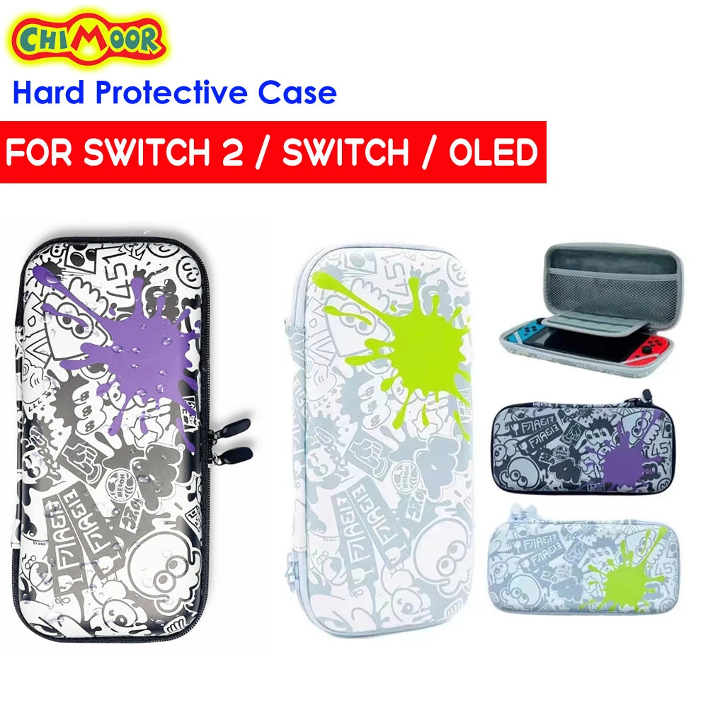 Carrying Case For Switch 2 / Switch / OLED Model, Lightweight Waterproof Protective Storage Case Pouch for NS2/NS/OLED