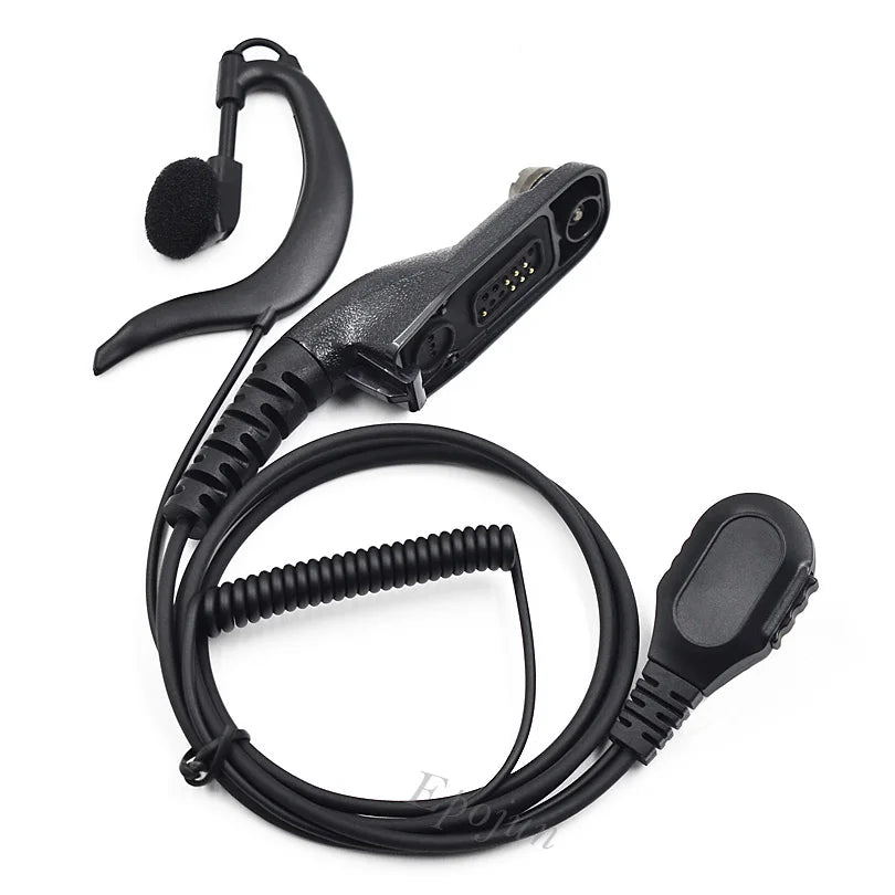 Security Ear Hook Headset Earpiece PTT for Motorola Portable Radio APX2000 DGP8050 DGP8550 DGP4150 Walkie Talkie DP4400 DP4401