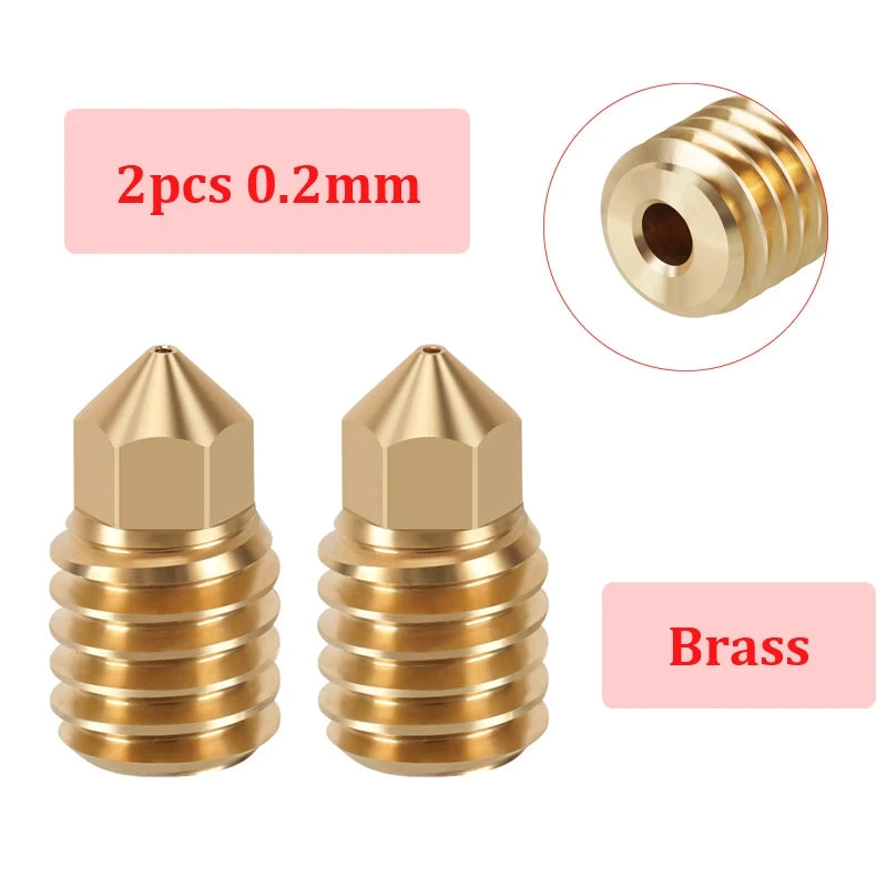 For Flashforge Adventurer 5M/5M pro Nozzle Kit Upgrade Hotend Pinting Head Quick-Detachable Nozzle Hard Steel Nozzle Kit