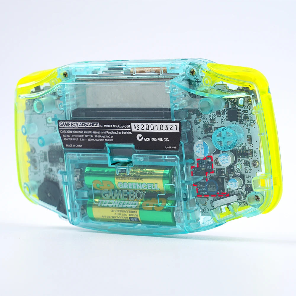 Chis MOD Power Boost V1.2 Power Module for GBA AGB-001 02-Revision Motherboards Improves SuperChis Prime Compatibility