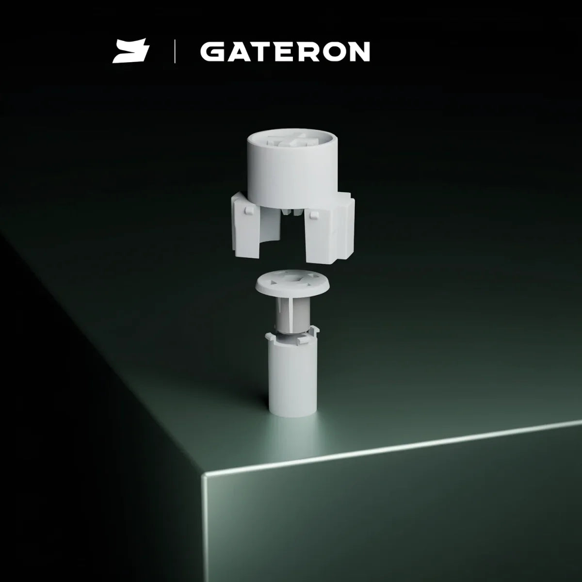 GATERON Magnetic Jade Ultra Switch, Linear, Freely Setting Pre-Travel, HE Hall Sensor Effect for Magnetic Keyboard Gaming Office