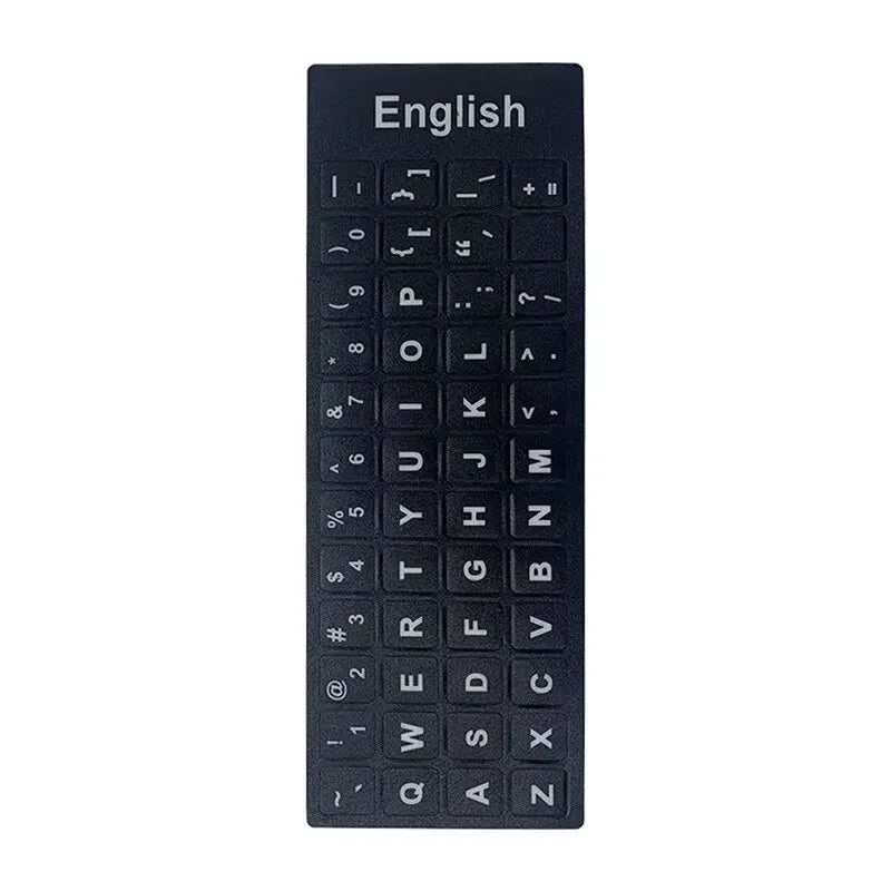 Keyboard Letter Stickers, Computer Keyboard Keycaps Repair Stickers, English Stickers, Notebook Frosted Self-Adhesive Stickers