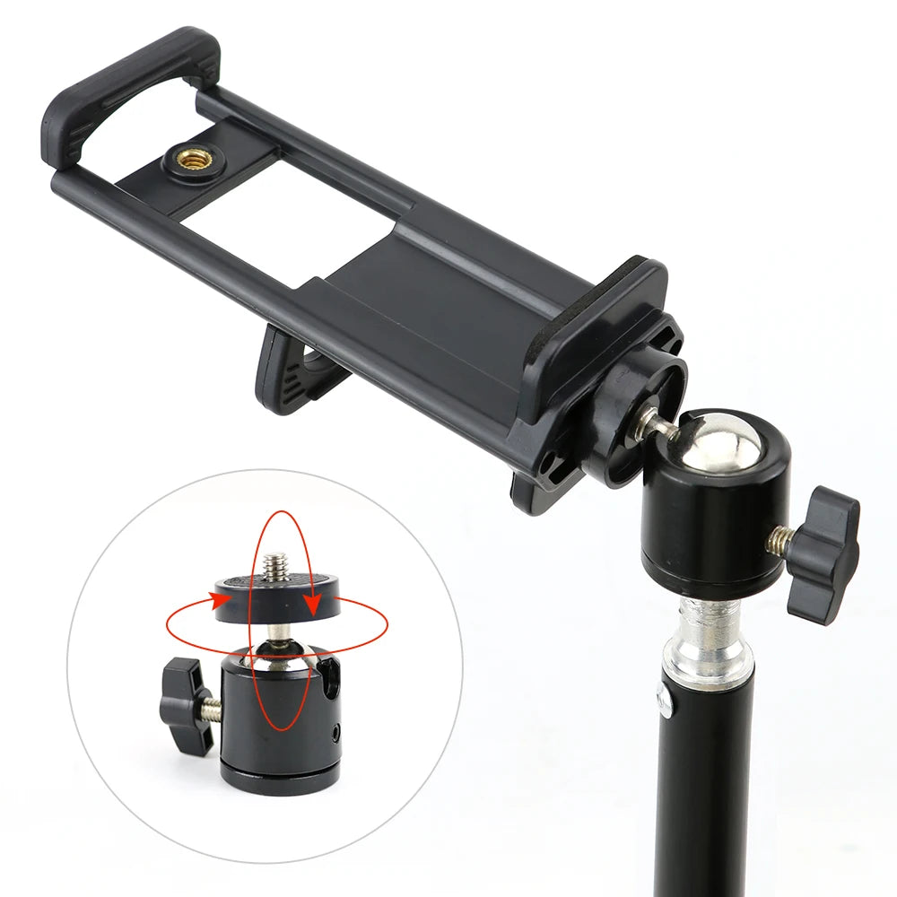 150/200cm Tripod for Tablet and Phone Aluminum Tripode Tablet Floor Ipad Tripod Stand with Smartphone & Tablet Holder Mount
