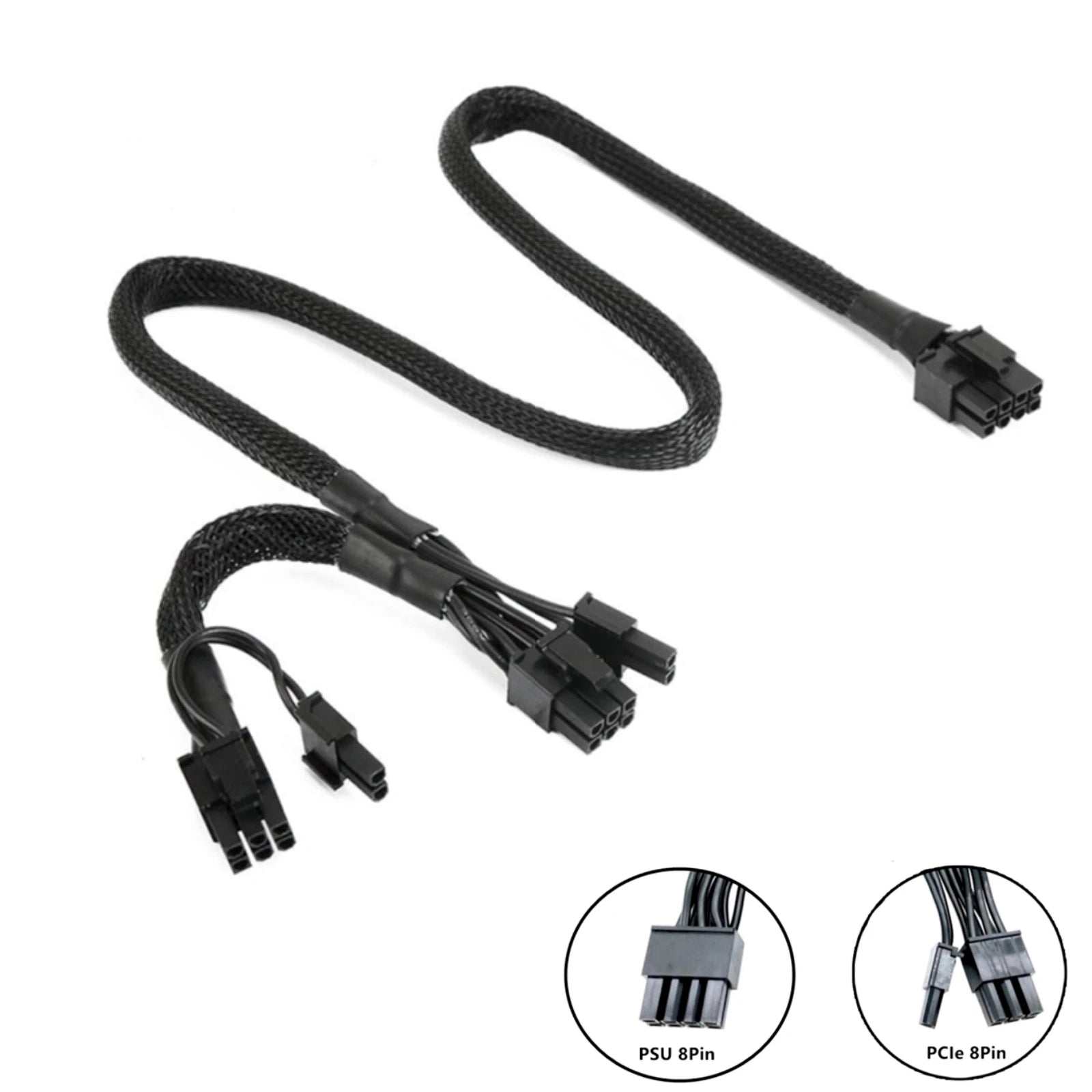 Modular Power Cable for Gigabyte UD750GM, UD850GM, UD1000GM, GPU PCI-E 8Pin 6+2Pin, CPU 4+4Pin, SATA, Molex IDE 4Pin, ATX 24Pin