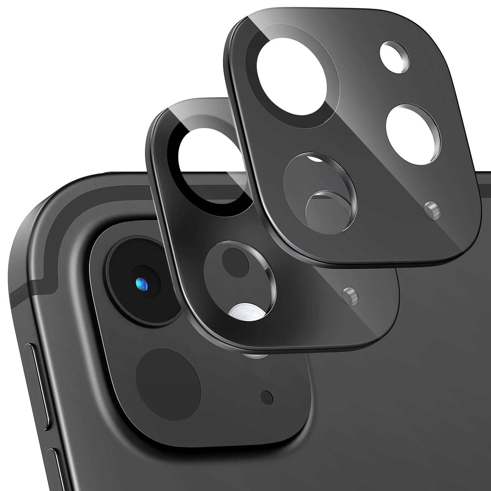 [2 Pack] Camera Lens Protector for iPad Pro 11"/12.9"(2018/2020/2021/2022),Pro 11"/13" 2024 9H Tempered Glass,Anti-Scratch,