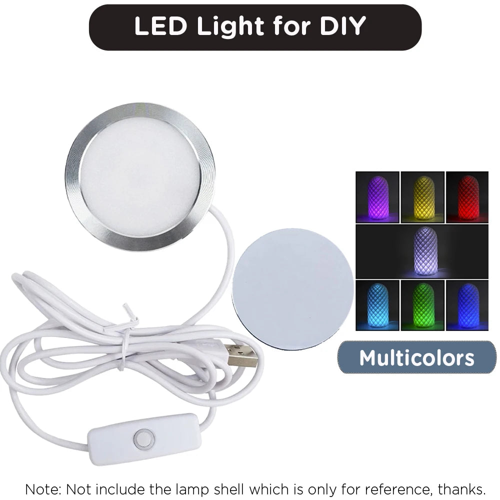 For Bambu Lab Led Lamp Kit 001 Adjustable Light Kit Led Light Parts Hardware DIY Model A1 Mini P1P P1S X1C 3D Printer Parts