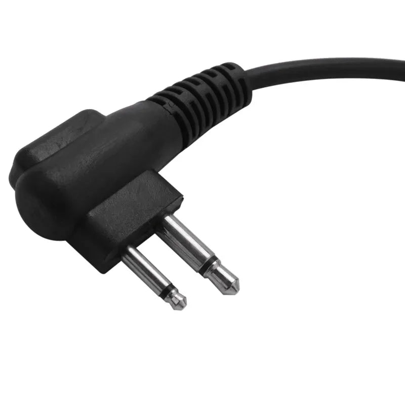Radio 2 Pin Advanced D Shape Clip-Ear Ptt Headset Earpiece Mic For Motorola 2 Way Radios GP88S GP300 GP68 GP2000 GP88