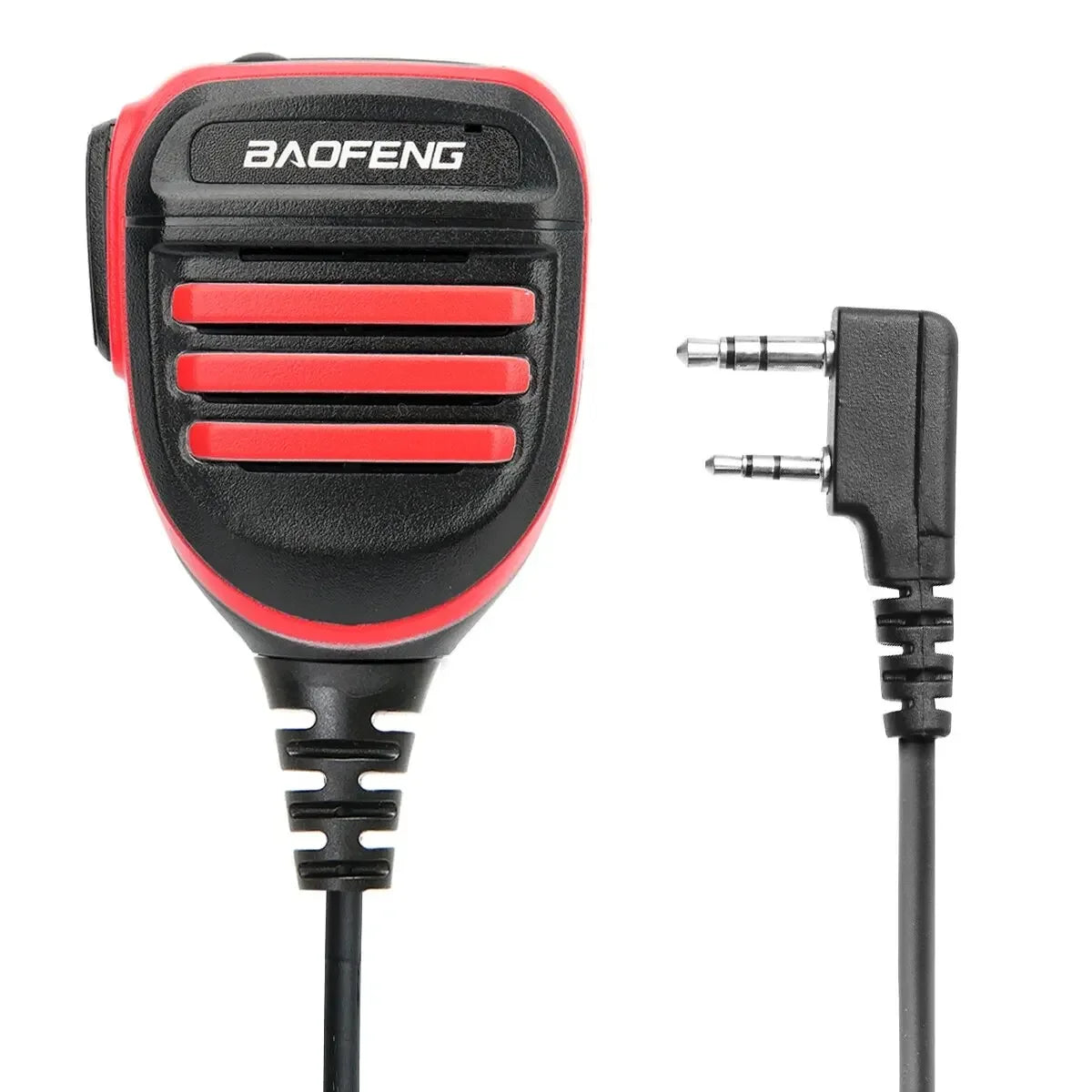 BaoFeng Walkie Talkie 2 Pin PTT Speaker Mic Wholesale for Quansheng UV-K5 K6 Baofeng UV-5R BF-888S UV-5RH 21 17 PRO HAM Radio