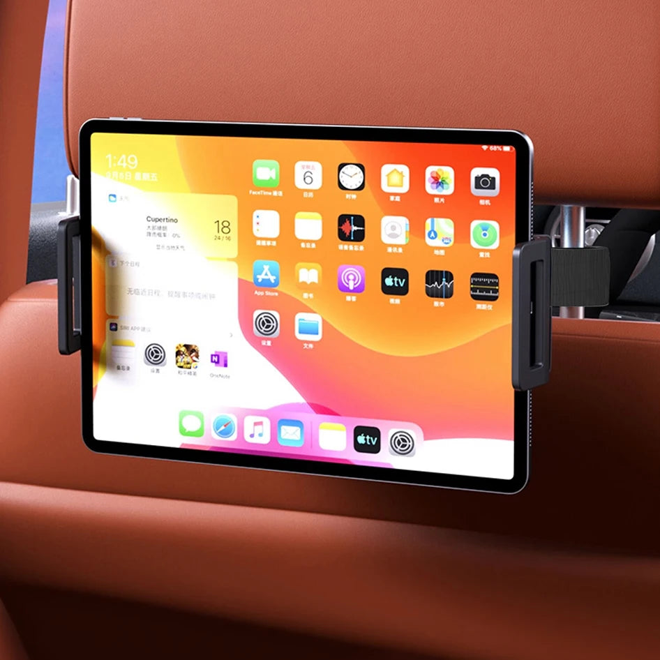 OUTMIX Car Back Seat Tablet Phone Holder Stand 360° Rotatable Adjustable Tablet Bracket for New Energy Vehicles and Automobiles