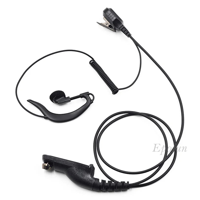 Security Ear Hook Headset Earpiece PTT for Motorola Portable Radio APX2000 DGP8050 DGP8550 DGP4150 Walkie Talkie DP4400 DP4401