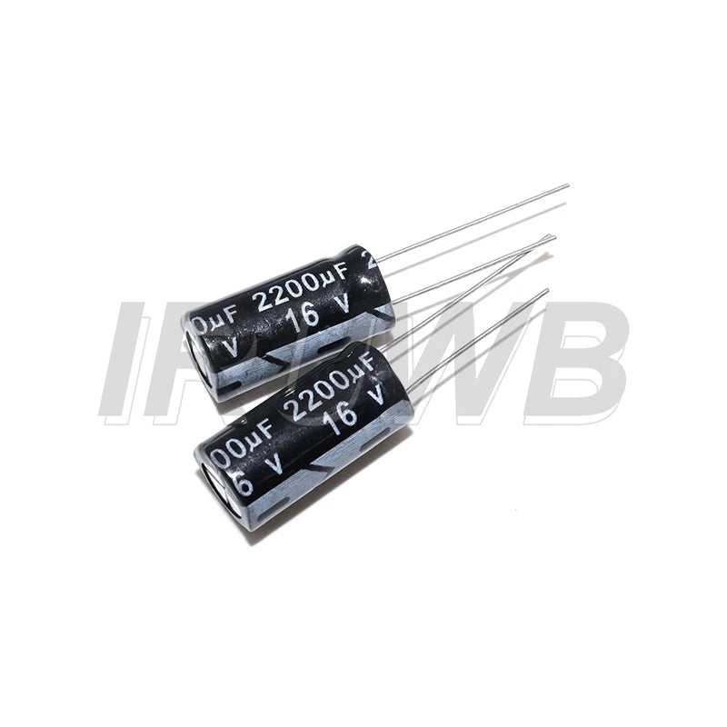 10pcs 2200uF 16V 2200MFD 16Volt Aluminum Electrolytic Capacitor Radial 16v2200mf 16v2200uf