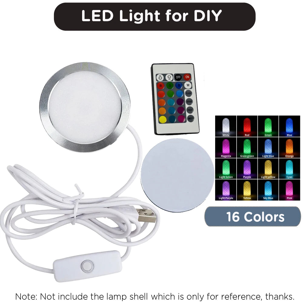 For Bambu Lab Led Lamp Kit 001 Adjustable Light Kit Led Light Parts Hardware DIY Model A1 Mini P1P P1S X1C 3D Printer Parts