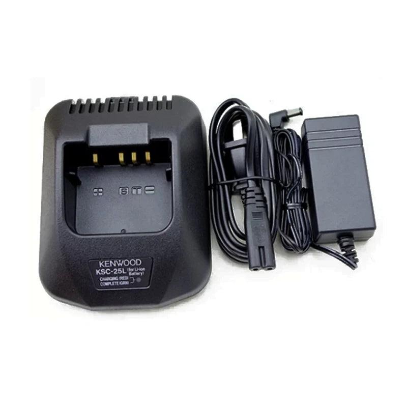 KSC-25LS Walkie Talkie Desktop Charger Optional EU US Adapter for KENWOOD TK-D3188 TK3178 NX320 NX330 Two Way Radio Extra Charge