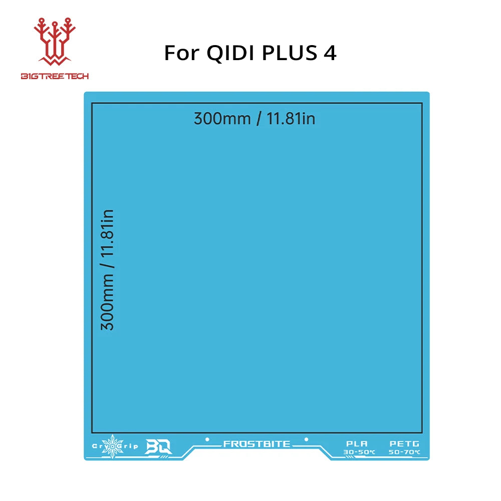 BIQU Panda Build Plate CryoGrip Pro Coating No Clog Spring Steel Double-sided for BambuLab X2D Voron Kobra Ender K1 3D Printer