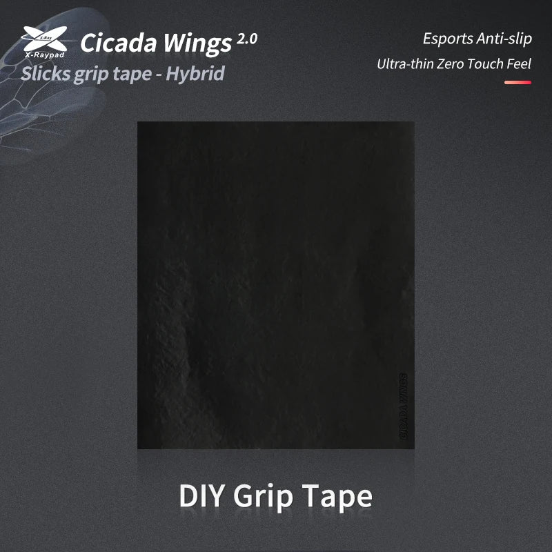 X-Raypad Cicada Wings V2 Slick DIY Mouse Grip Tape X-raypad Skin Sweat Resistant Anti Slip Sticker Durable Mouse Grip Tape