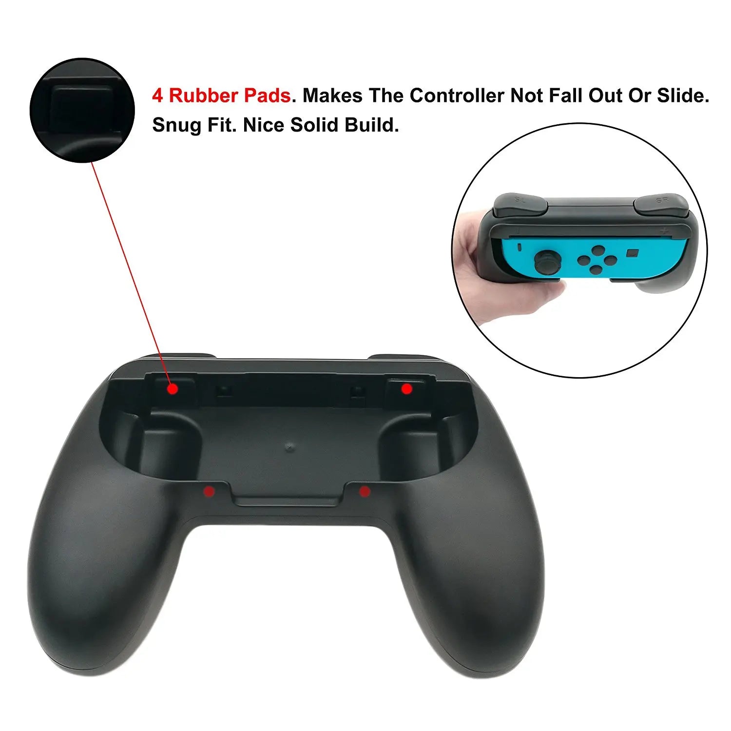 DOBE Handle Grip Accessories TNS-851B for Switch Joystick Grip,Used For the Left&Right Controller