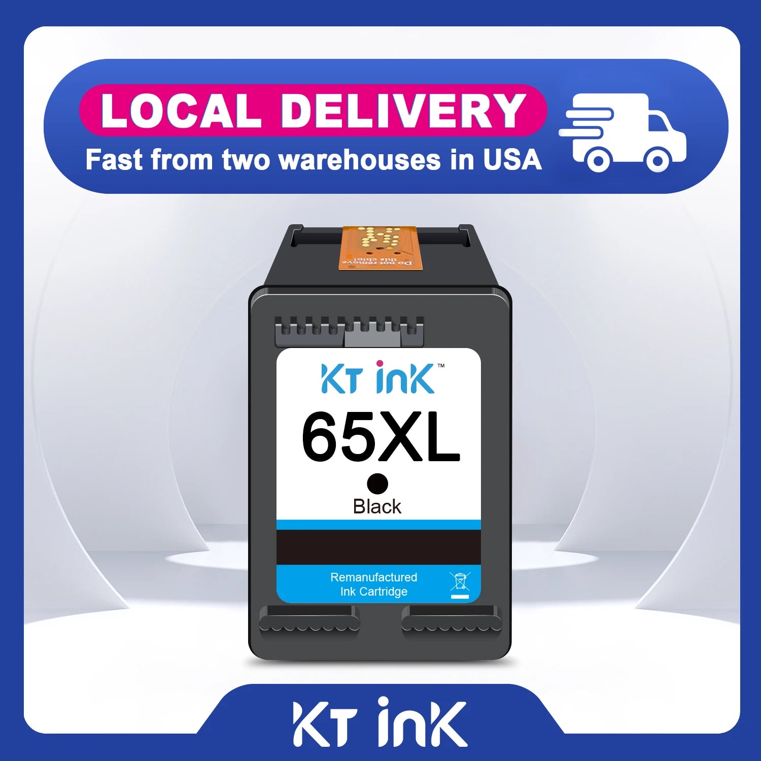 65XL Ink Cartridge Compatible for 65 XL hp Printer Ink Black Tri-Color for Deskjet 2621 3720 Envy 5020 AMP 100 120 125 130