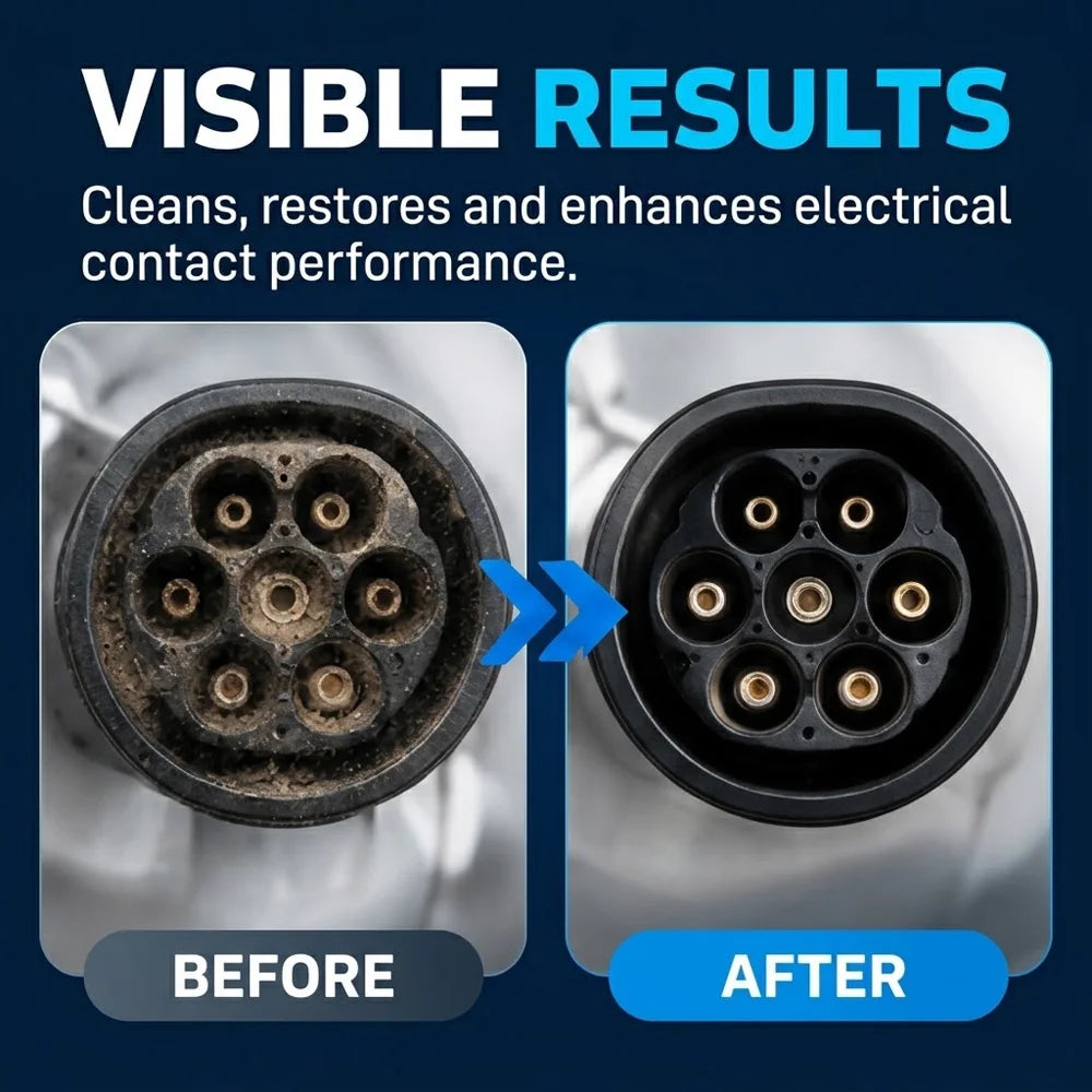 Electronic Cleaner Spray for Automotive EV Car Charging Gun Electrical Contact Circuit Board Plug Fast Dry Clean with Towel Kits