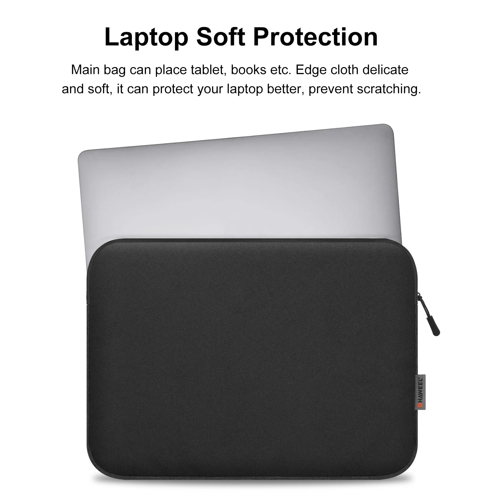 HAWEEL 11 13 15 16 inch Laptop Sleeve Case Notebook Case Tablet Sleeve Zipper Carrying Bag For Macbook Air Pro Pouch Skin Cover