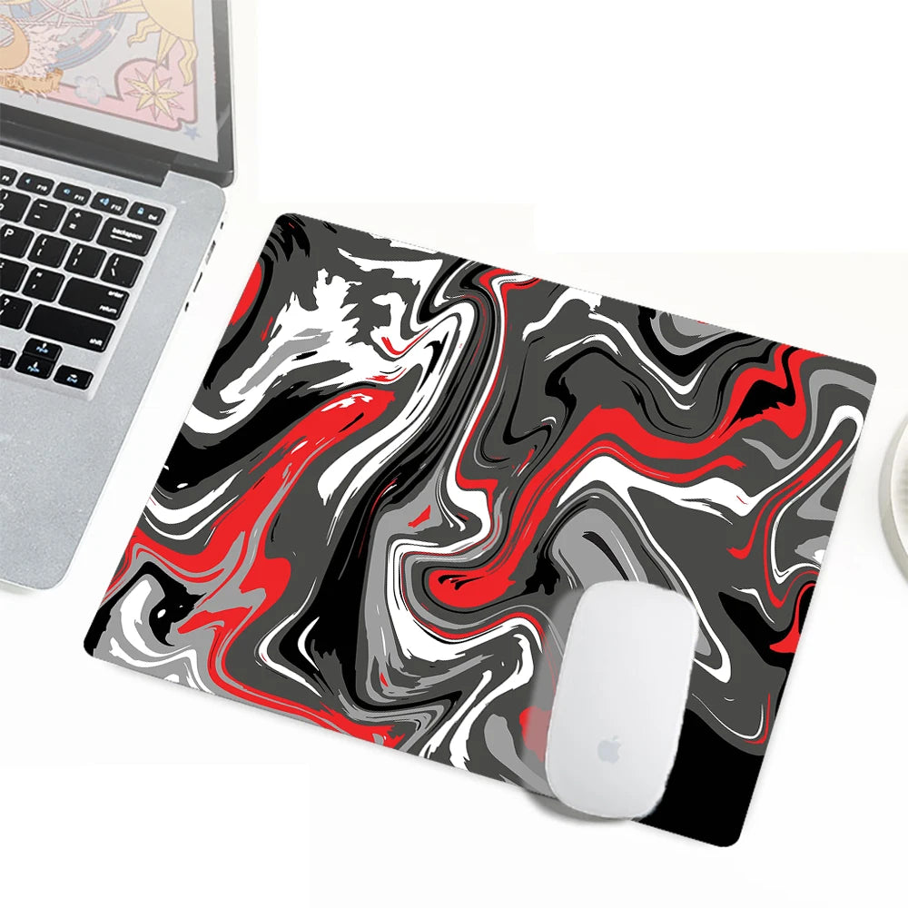 Anime Mouse Pad Large Gaming Desk Mat Extended Non-Slip Rubber Base Stitched Edge Keyboard Mat Kawaii Mousepad for Laptop Gamer