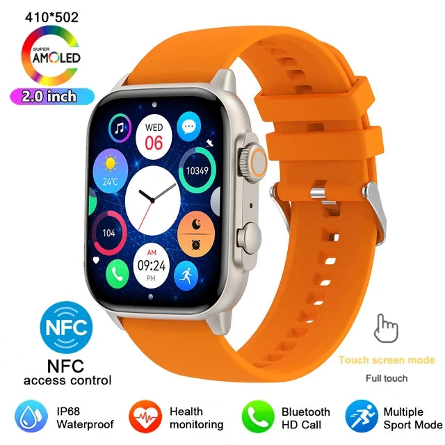 Screen Ultra Smart Watch Always Show Time Bluetooth Call Series 8 High Refresh Rtae NFC Smartwatch Men Sport Watch Women