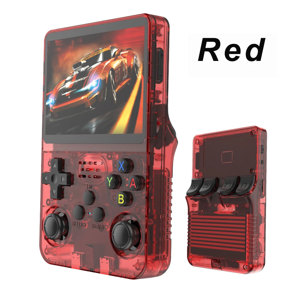 BOYHOM Original R36S Retro Handheld Video Game Console Linux System 3.5 Inch IPS Screen R35s Pro Portable Pocket Video Player 64GB Games 1G Ram