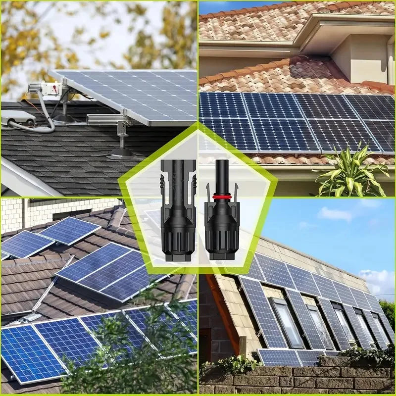 100/60/50/30/18 Pairs Solar Connectors PV Plugs 1000V 30A Solar Panel Connector Kit Available for PV/MC Cables