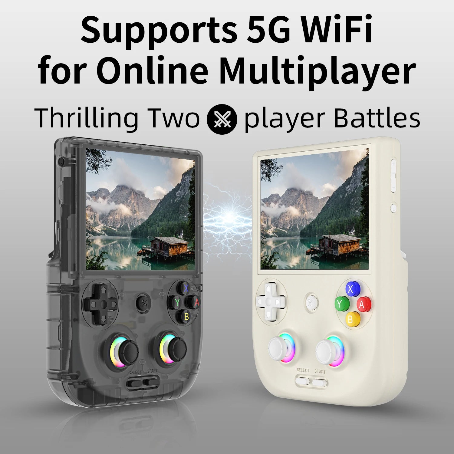 Anbernic RG 406V Retro Handheld Games Console 4"IPS Multi-touch WIFI RGB Ligh 3D Hall Joystick 5500mAh RG406V Video Games Player