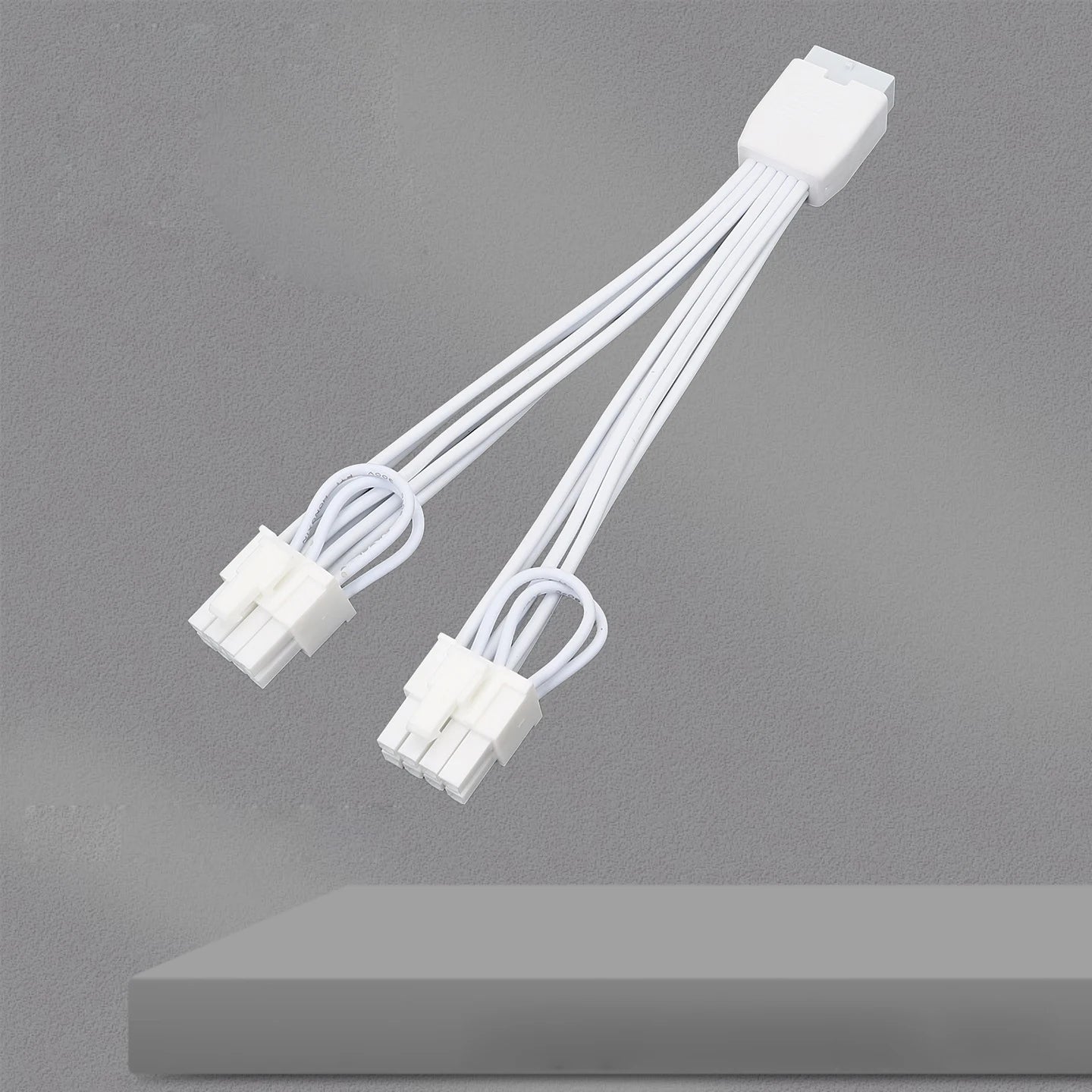 RGEEK 15cm 12VHPWR Graphics Card Cable Double 8PIN to 16PIN (12+4Pin) GPU Extension Power Splitter Adapter Cable for PC Desktop