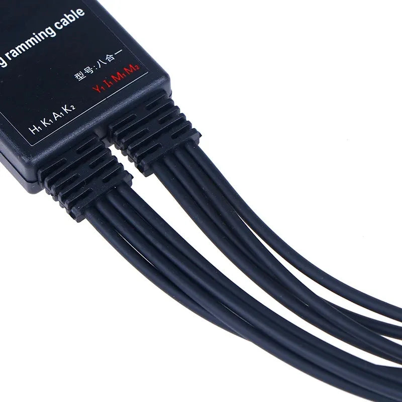 8 in 1 Computer USB Programming Cable for kenwood For baofeng motorola yaesu for icom Handy walkie talkie car radio CD Software