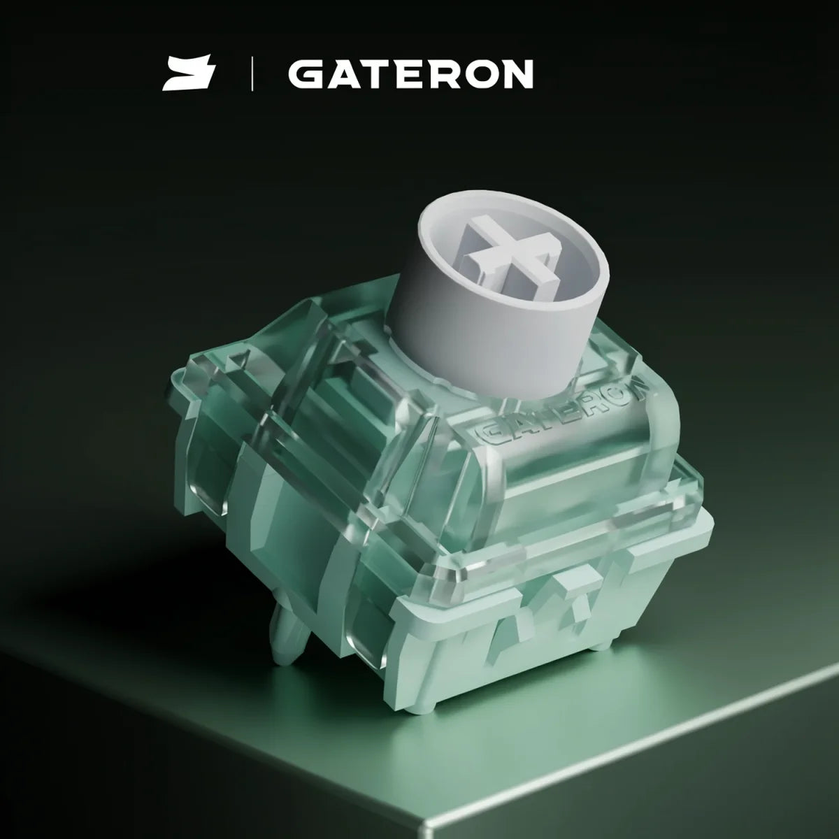 GATERON Magnetic Jade Ultra Switch, Linear, Freely Setting Pre-Travel, HE Hall Sensor Effect for Magnetic Keyboard Gaming Office