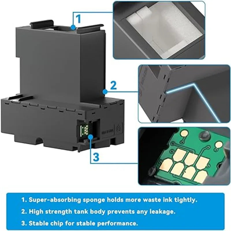 T04D100 T04D1 Ink Maintenance Tank and Chip For Epson L6170 L6190 L6191 L6171 L6160 L6161 L6168 L6178 L6198 L14150 Waste Ink Box