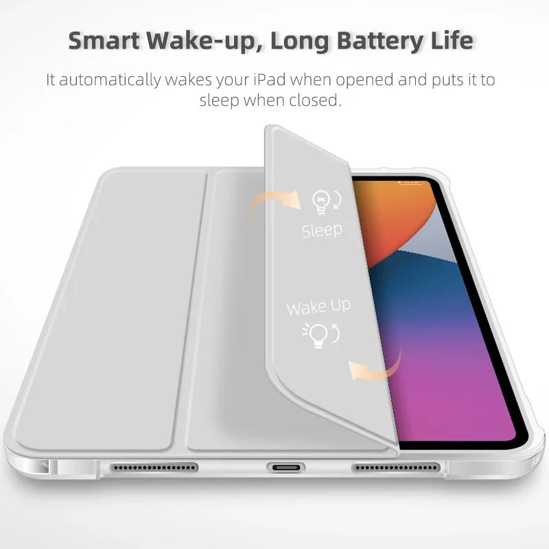 Smart Tablet Case for Lenovo Tab M11 TB330F P11 Xiaoxin Pad 11 2024 2025 TB-336FC P11 Pro TB-J706 J716 with Pencil Holder Cover