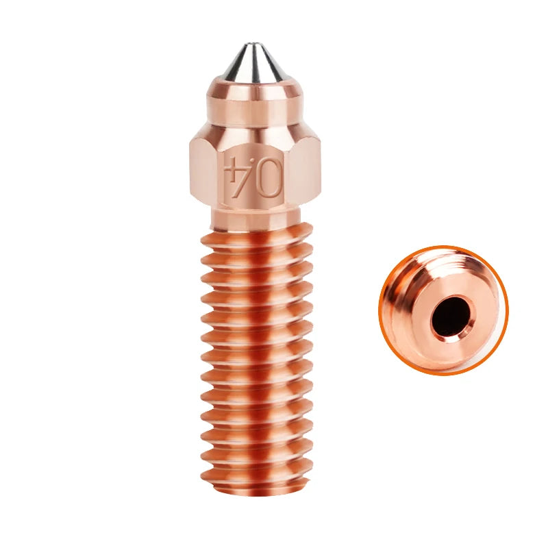 Nozzle For Creality K1 Max Ender 3 V3 KE CR-M4 Bimetal Plated Copper Hard Steel Brass For Vyper Kobra Sovol SV06 Plus/SV07