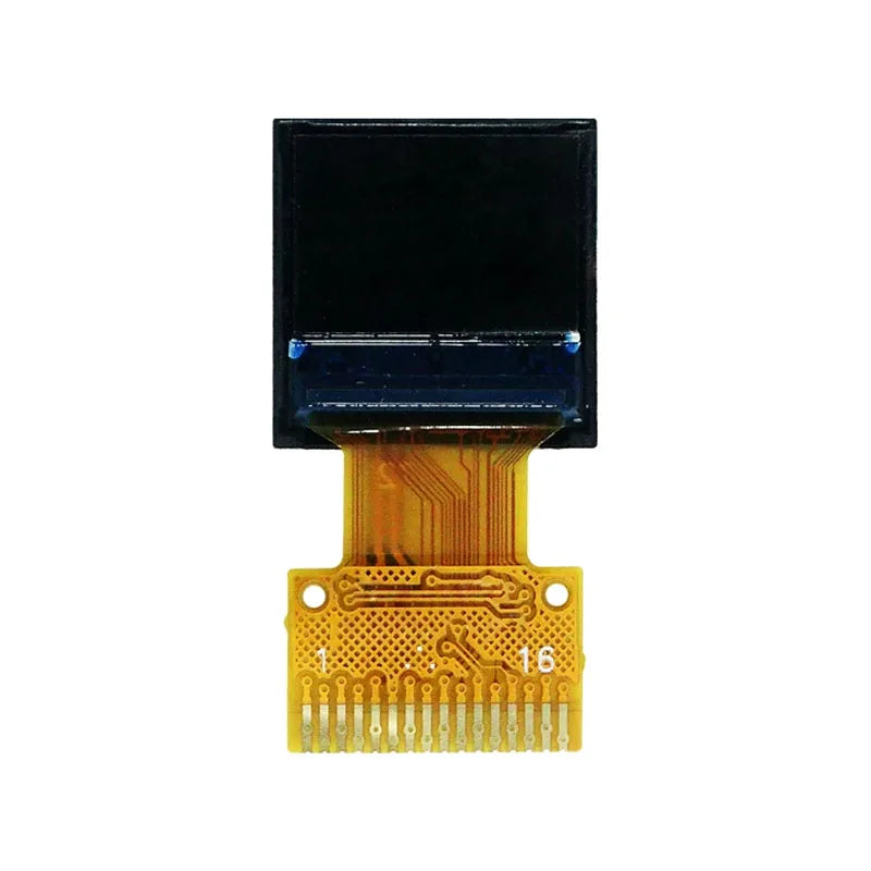 0.42 Inch TFT LCD Display Module, ST7735, 96x54 Color Square Screen, SPI Interface, 16-Pin Solder Pad Small LCD Screen