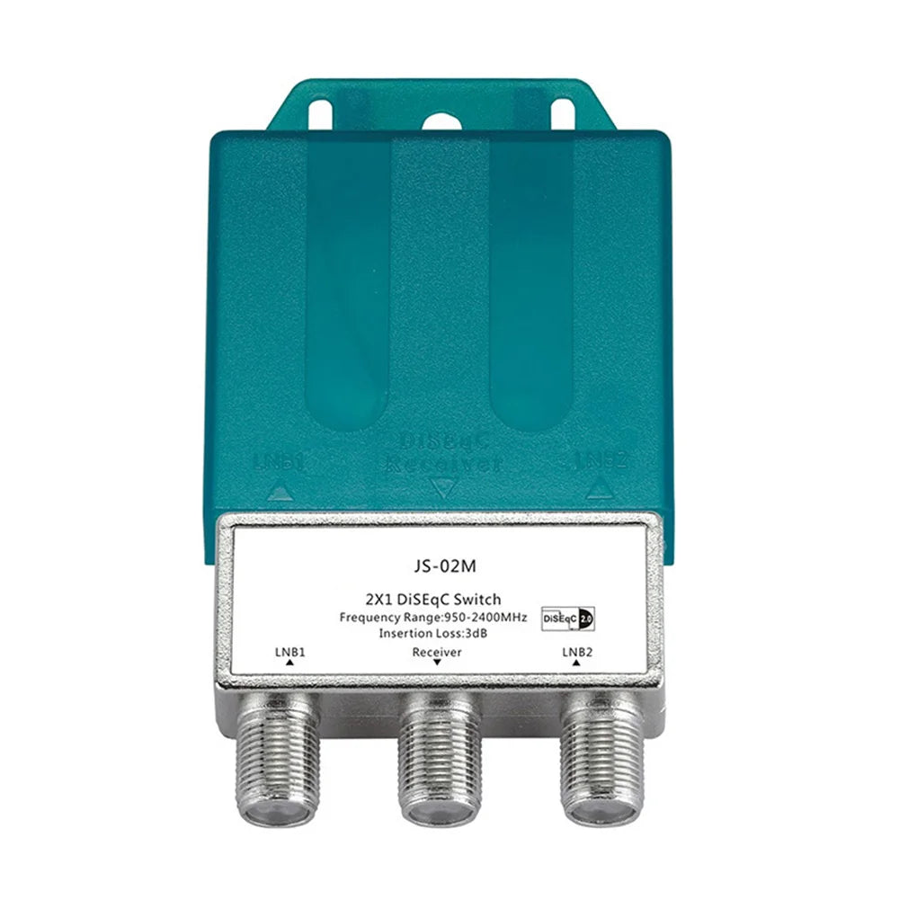 TV Waterproof DS-04M Satellite 950-2400MH 2x1 DiSEqC Switch Antenna FTA Dish Flat LNB Multiswitch For Satellite TV Receiver