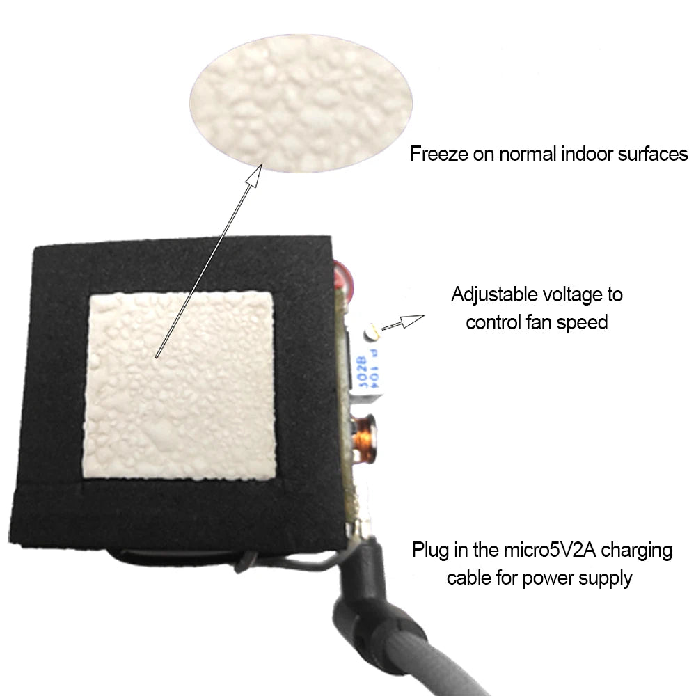 2026 New SR-01 5V Thermoelectric Cooler Peltier Elemente Module 40*40MM 5V Semiconductor Refrigeration Chip Easy to DIY/Assemble