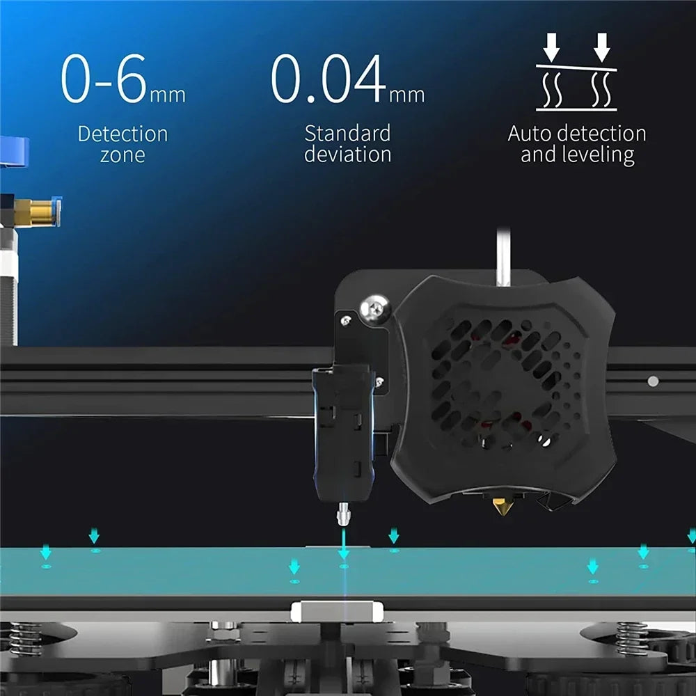 CREALITY CR Touch Sensor 3D Printer Parts 32bit Auto Leveling Kit Bracket Plate for Ender-3/Ender-3 V2/Ender-3 Pro/Ender 5/CR 10