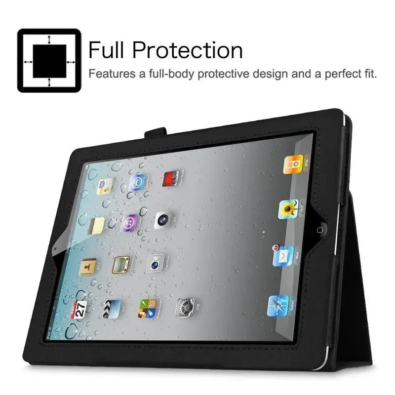 For iPad 2 3 4 Case PU Leather Tablet Cover for iPad 9.7 6th 10.2 8th 9th 11th 2025 Air 11 2 3 4th 5th 10.9 Pro 11 Funda Capa