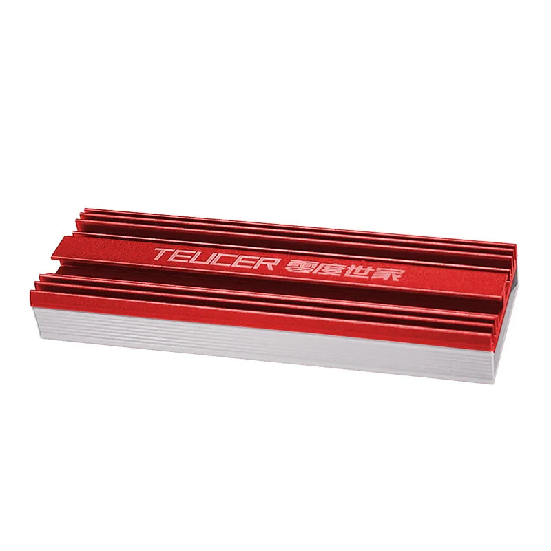 TEUCER SSD Heatsink M.2 NVME Solid State Disk Drive PC Radiator with Thermal Silicone pad for Desktop PC M.2 NVME PS5 Heatsink