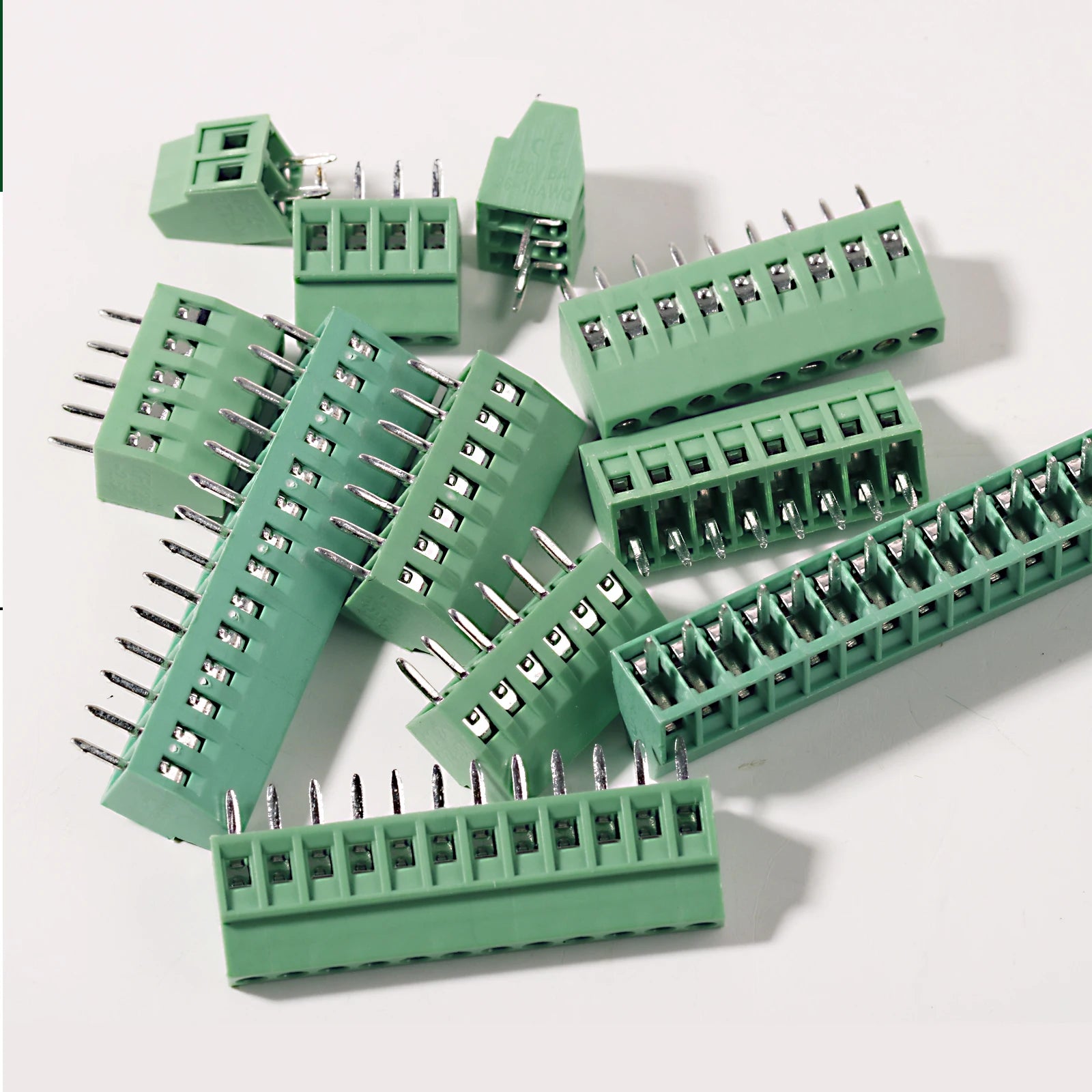KF128 2.54mm PCB Screw Terminal Block Connector Kit For Wires 2P 3P 4P 5P 6P 7P 8P 9P 10P 12P 14P 16P