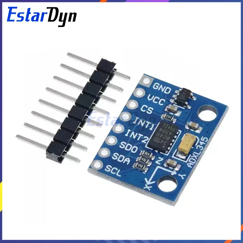GY-291 ADXL345 3-Axis Accelerometer Tilt Sensor Module IIC/SPI - High Precision for Raspberry Pi Robotics Drone Projects