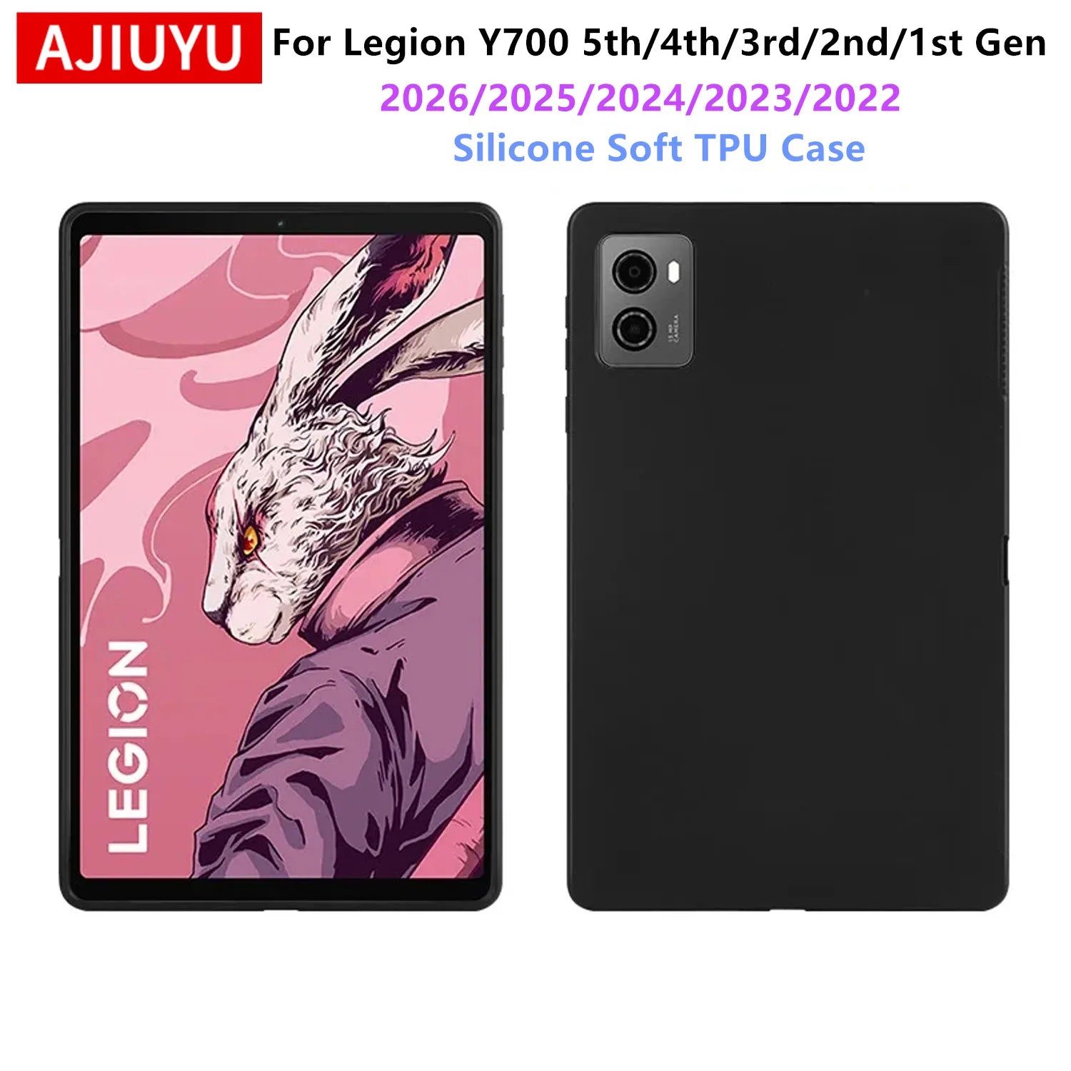 Case For Lenovo LEGION Y700 1st 2nd 3rd 4th 5th Gen 8.8" Back Case Cover For Legion Y700 2026 2025 2024 2023 Case Soft TPU Shell