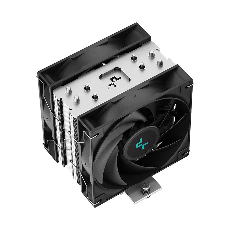 DeepCool AG400 Plus 4 Heat Pipe Dual Fan 220W CPU Cooler 120mm Fan Air Cooler for LGA1700 1851 AM5 AM4 CPU Air-Cooling Radiator