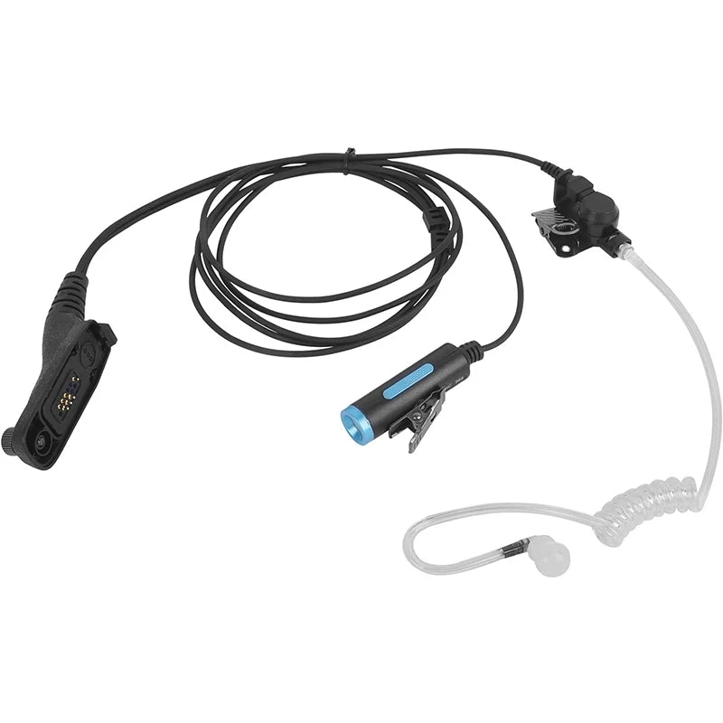 RISENKE-XPR7550E Earpiece for Motorola, APX4000, APX5000, APX6000, APX7000, APX8000, Radio Headphone with PTT Mic