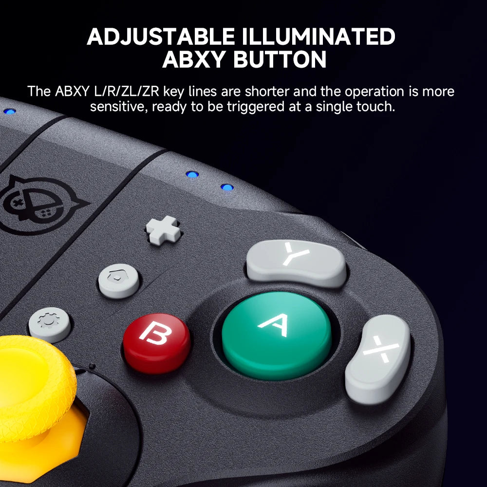 NYXI for Switch2 Wizard Bluetooth Game Controller Wireless Gamepad Black Joypad
