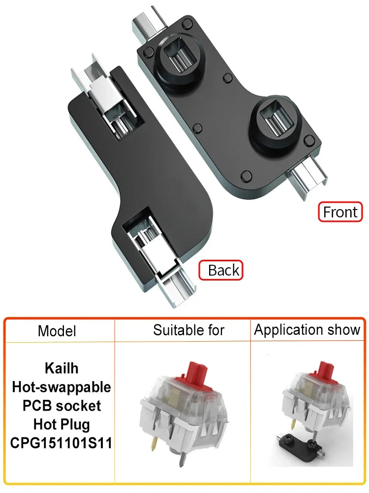110pcs/70/30/10pcs Kailh Hot-swappable PCB Socket CPG151101S11 For Outemu Cherry MX Switches Mechanical Keyboard Axis DIY