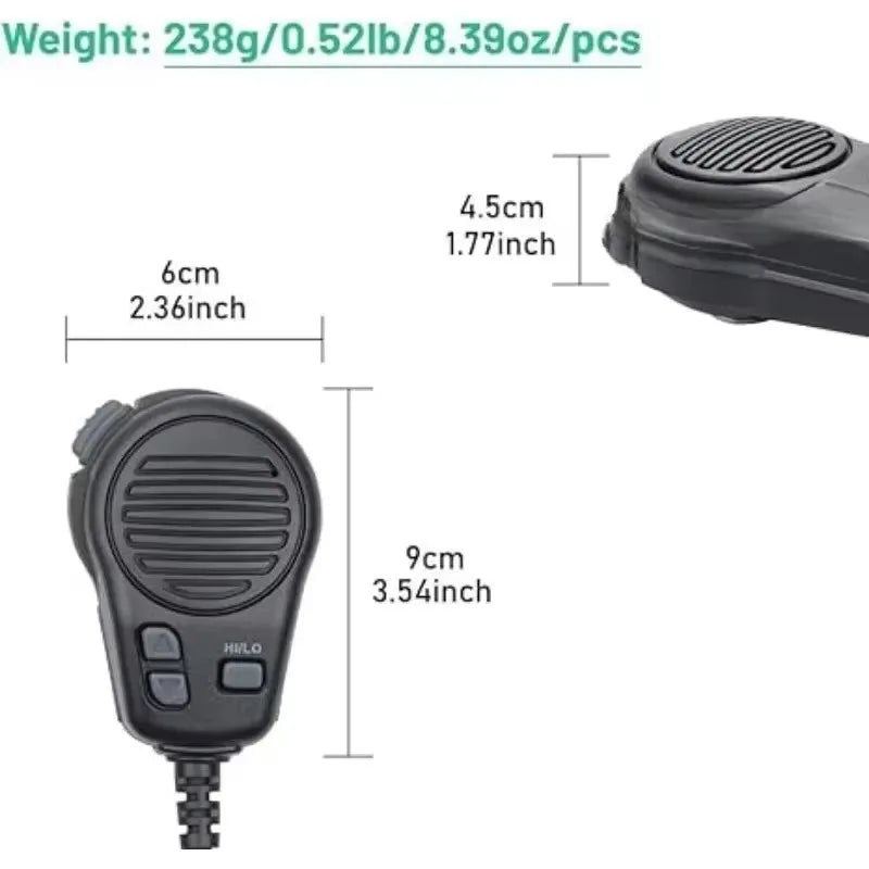 HM-164B Speaker Mic IPX7 Hand Microphone for Icom IC-M200 IC-M304 IC-M59 Marine Maritime Radio IC-M412 IC-M411 IC-M59 IC-M45