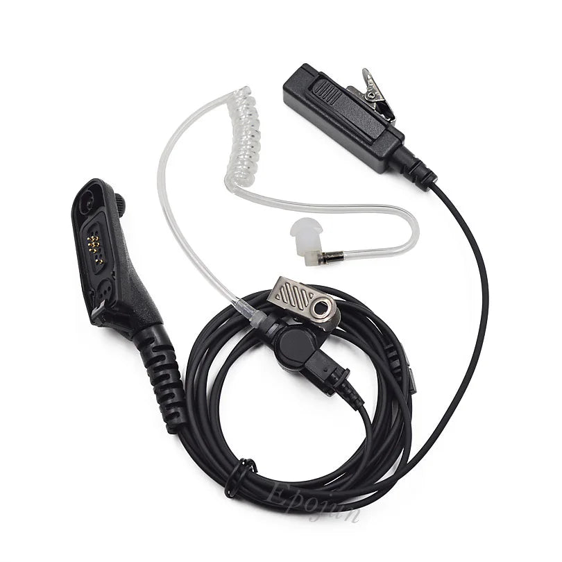 Police Walkie Talkie Earpiece Headset Headphone PTT Mic for Motorola Radio DP4400 DP4401 DP4600 DP4800 DP4801 MTP6550 MTP6650